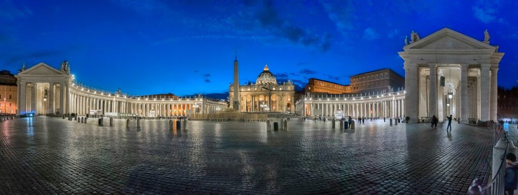 Plaza de San Pedro en el Vaticano