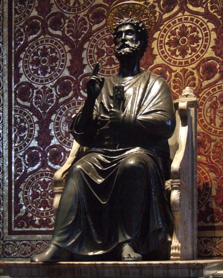 Estatua de San Pedro en la B: de San Pedro en el Vaticano