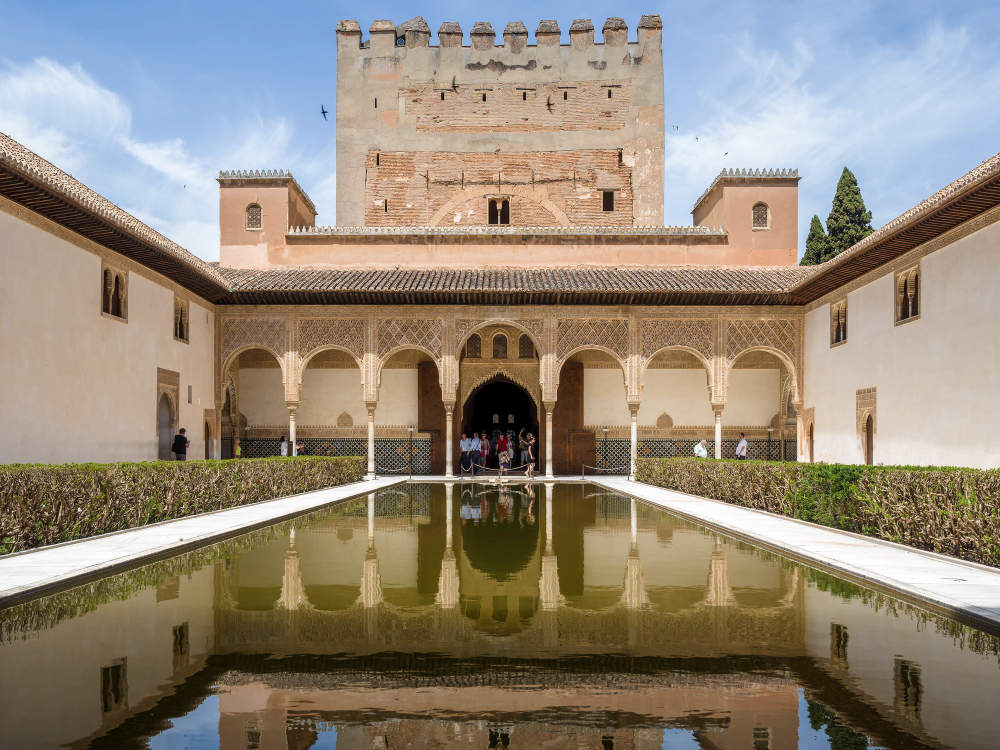 Patio interior de la Alambra de Granada