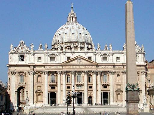 Basílica de San Pedro en Roma. Barroco italiano