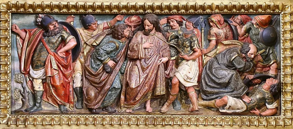 Estofado del Retablo Mayor de la Iglesia de San Andrés de Ávila