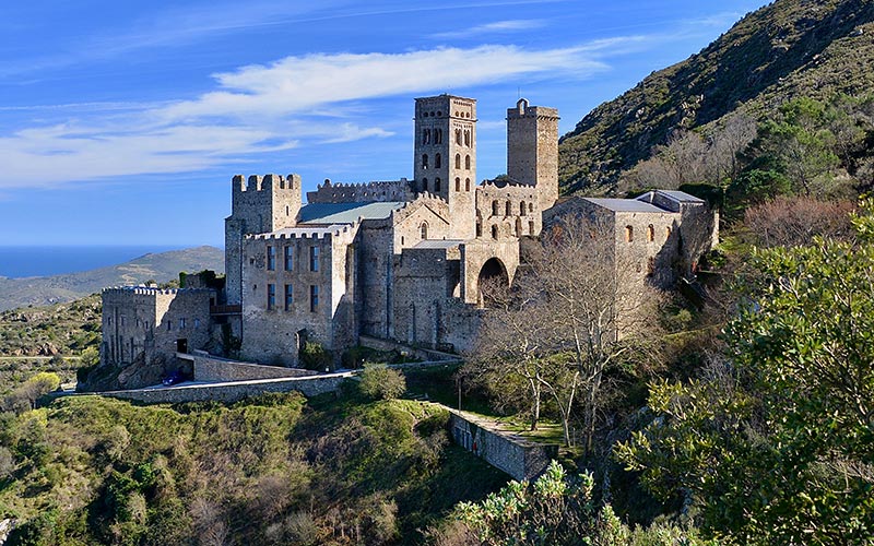 Monasterio de San Pere de Rodes en Cataluña