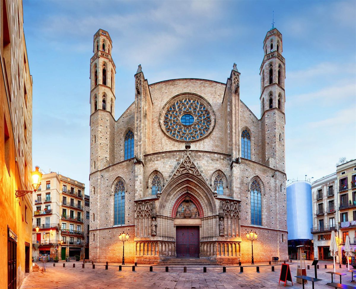 Basílica de Santa María del Mar en Barcelona