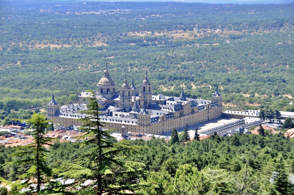 Monasterio del Escorial visto desde el aire