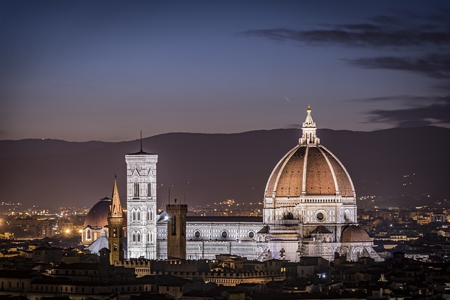 Catedral de Florencia de noche