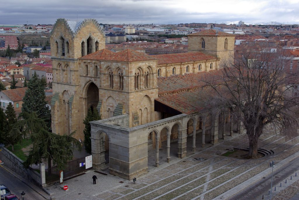 Basílica de San Vicente en la ciudad de Ávila